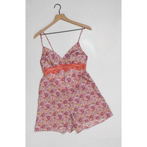 NWT!! Anthropologie FLOREAT Juniper Sleep Romper Floral Lace Paisley Lacey Small - Picture 2 of 14