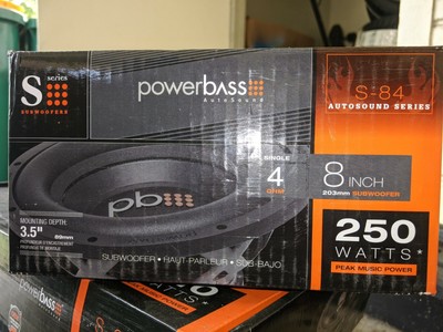 powerbass 8 inch subwoofer
