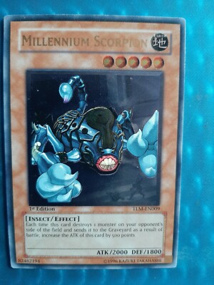 Yugioh: Millennium Scorpion - 1 Rare Edition Ultimate TLM-EN009!