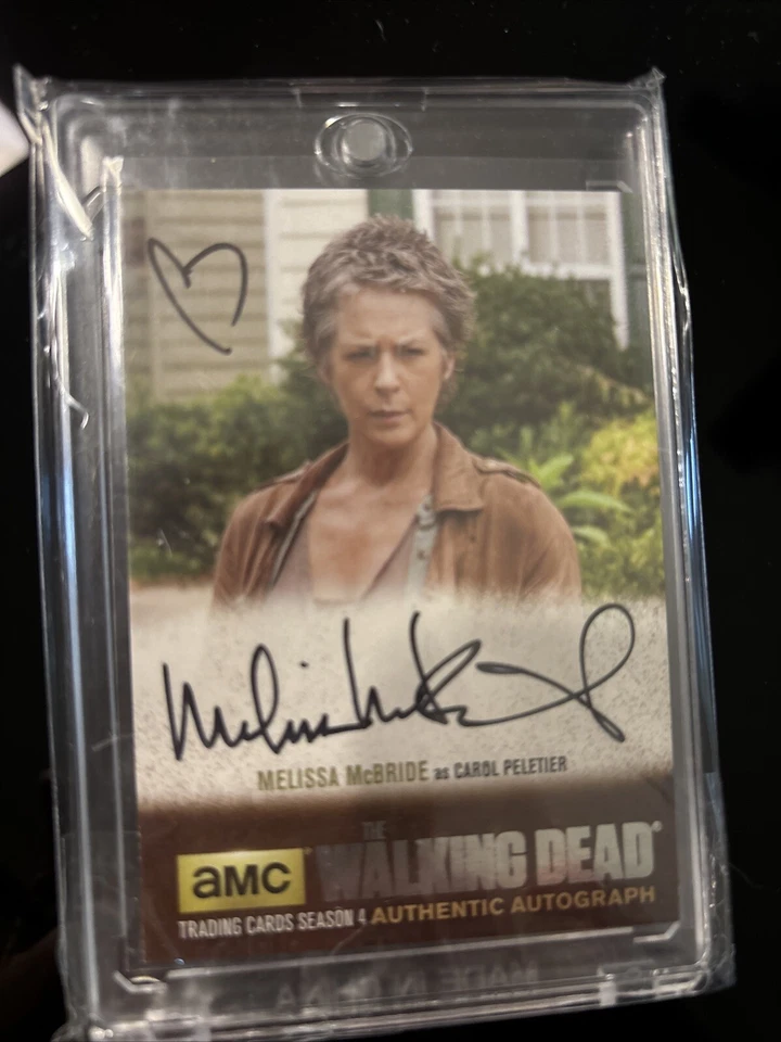 AMC THE WALKING DEAD MELISSA MCBRIDE AS CAROL CARD#MMB1 Season 4 Silver Foil - Image 3 of 3