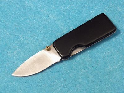 Money Clip Knife 210649 Black handle folding linerlock 2 1/2'' closed NEW!