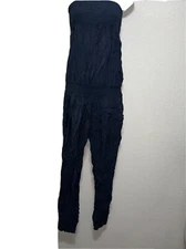 PUSSYCAT LONDON JUMPSUIT ROMPER BLACK SZ M NEW