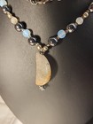 Y2k Gemstone Witchy Astrological Necklace W Quartz Opalite 925 Sterling 24” [G9] — photo 4
