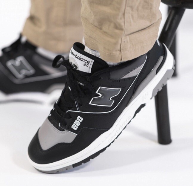 Size 6.5 - New Balance 550 Gray Black 