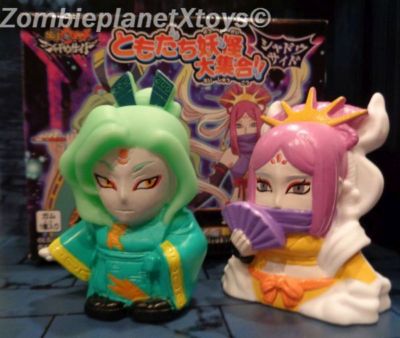 YOKAI WATCH SHADOW SIDE YO-KAI FIGURES SHADOWSIDE set of 2 FINGER PUPPET BANDAI