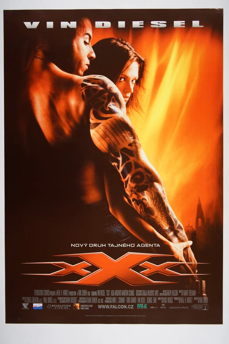 XXX 23x33 Original NM Czech movie poster 2002 VIN DIESEL, ASIA ARGENTO ROB  COHEN | eBay