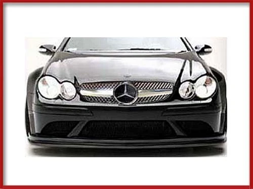 W209 03-09 CLK Plata Brillante Rejilla Estilo Emblema CLK320 CLK55 CLK500 CLK Foto 4 de 4