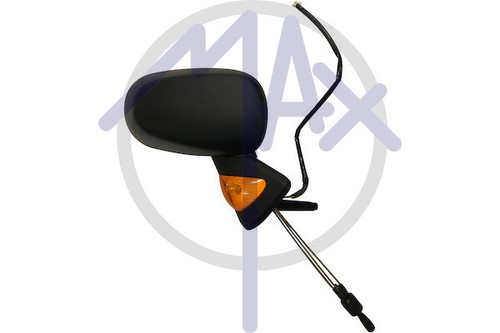 Repiauto - Rétroviseur Mécanique Droit Noir