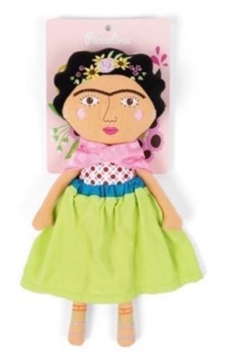 Piccolina Frida Kahlo Trailblazer Doll Modern Rag Doll W/ Removable Apparel NEW