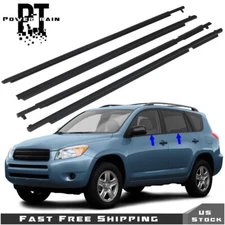 Window Weatherstrip Seal Belt Outer Molding Trim For Toyota RAV4 2006 2007 2008