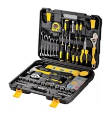 Portable Tool Box 108 Sets of Essential Tools Repair Kit for Home DIY Projects