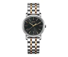 Rado DiaMaster Black Dial Two-Tone Stainless Steel Men’s Watch - R14078163