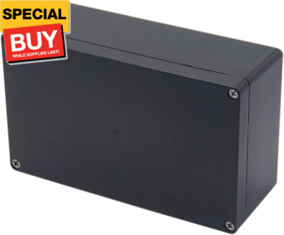 Project Box ABS Plastic Black Electrical Boxes IP65 Waterproof DIY Electronic Ju
