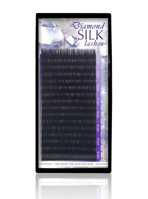 Xpress Silk Diamond Wimpern C-Curl Wimpernverlängerung Seidenwimpern Lashes