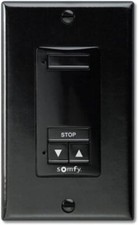 Somfy DecoFlex 1 Channel RTS Wireless Wall Switch Black 1810899 - NEW