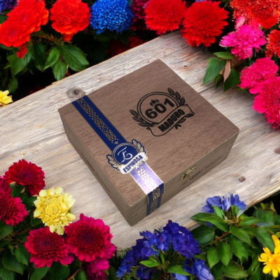 Espinosa 601 Maduro Robusto Empty Wooden Cigar Box 6.5x6.25x2.75