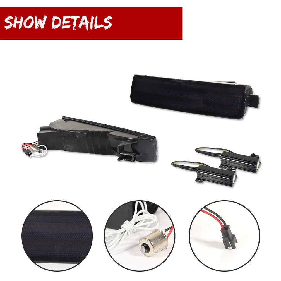 Parachoques delantero de humo Switchback LED Paking lámpara de señal para Honda Prelude 1997-2001 Foto 4 de 4