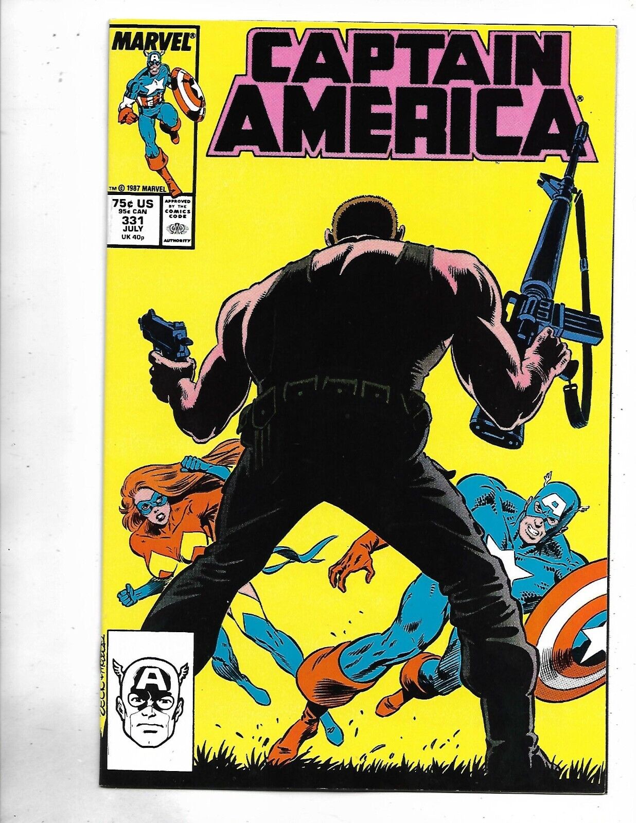 Captain America #331, 1987, NM plus, 9.6, Stan Lee classic era, Modern