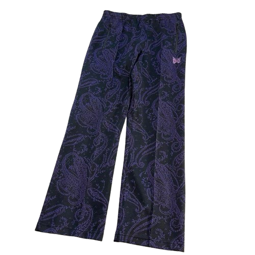 パンツ NEEDLES Track Pant Paisley black purple needles Paisley black purple track pants Used | eBay