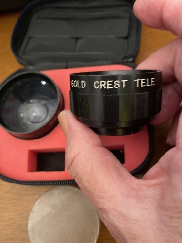 Gold Crest Vintage Insta Lens Set Kodak Instamatic 100 & 150 Telephoto - Picture 2 of 6
