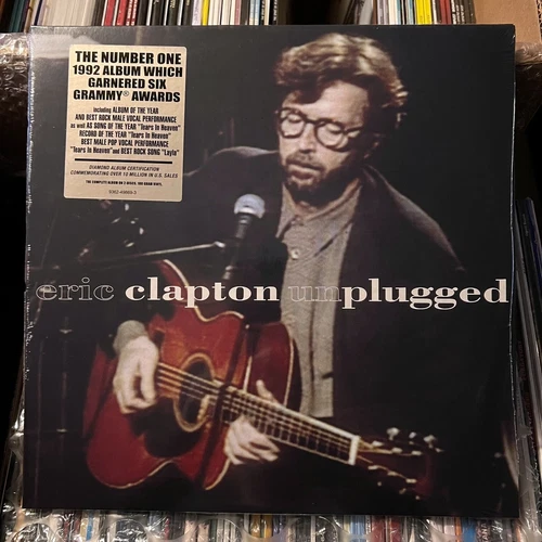Eric Clapton Unplugged **SEALED / BRAND NEW** Vinyl Record LP "Tears In Heaven"