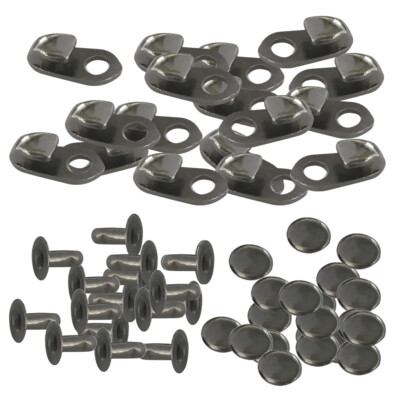 20x Schuh Stiefel Schnürhaken Karabiner Schnürsenkel Schnallen Rutschfester