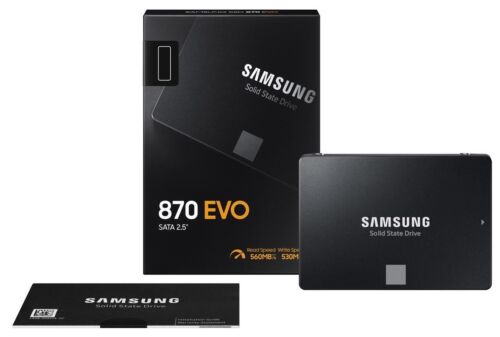Samsung 870 EVO 2.5" 250GB 500GB 1TB 4TB SATA III 3D NAND Internal SSD | eBay