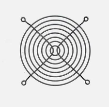 (10 Pcs) 120mm Wire Steel Cooling Fan Grill/Finger Guard - Black 