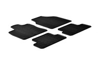 Design Gummi FußMatten Passend FüR Nissan Qashqai 02.2007-01.2014 Passform Gummi