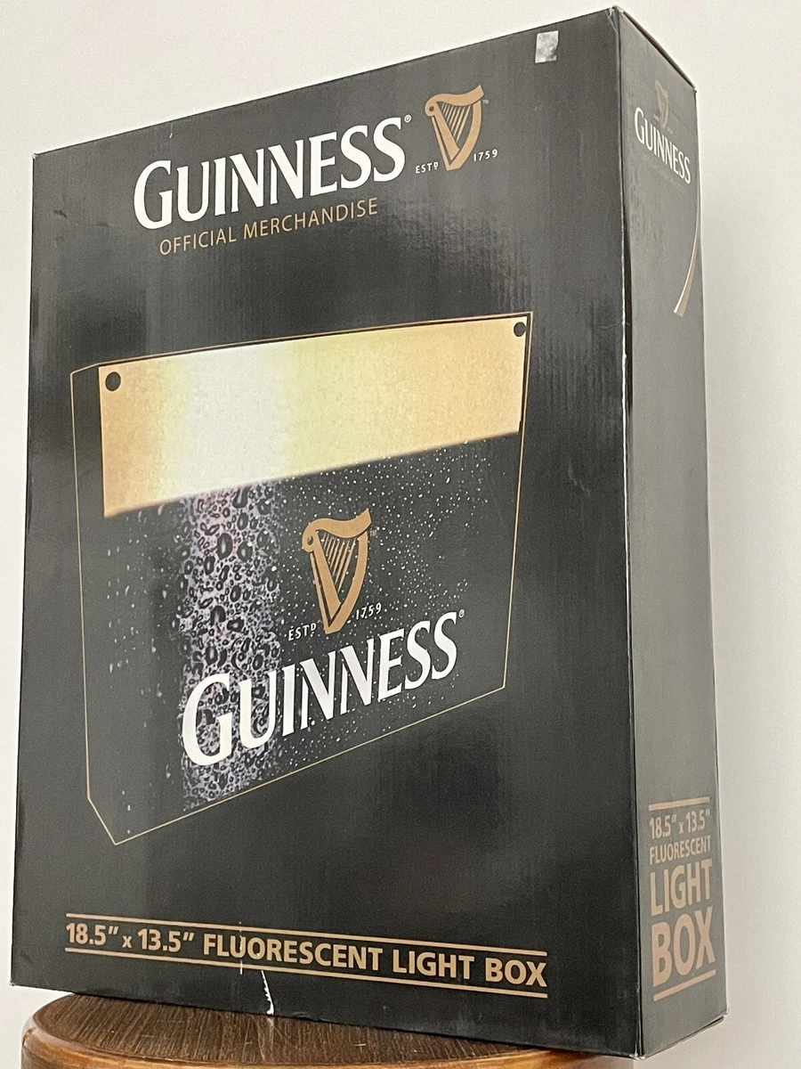 Guinness Beer Official Merchandise Fluorescent Light Box | eBay