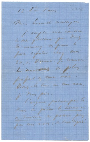 Lettre Signée & Autographe De Victor Andres Belaunde (Diplomate Péruvien à L'ONU) - 1927, Paris