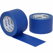 Painters Masking Tape Blue 2 roll pack of 3" x 60 yards (72mm x 55m) STIKK