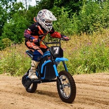 24V Ride on Dirt Bike 300W Electric Motorcycle Off Road Bike Toys for 3-12 Kids