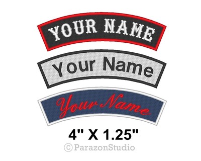 Signal Patch Custom Embroidered Name Patch - Sew On Biker Badge, Motorcycle Patch 4" X 1.25" By Parazon (Made In USA) Motorcycle Patches - Foto 6