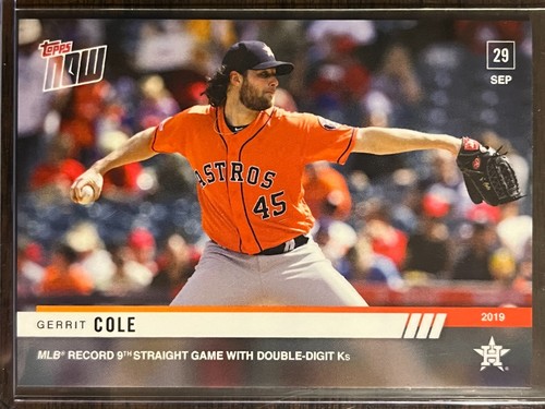 2019 Topps Now 921 Gerrit Cole