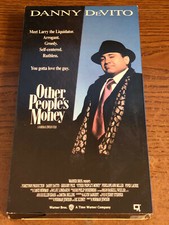 Other Peoples Money VHS VCR Tape Movie Danny Devito Rated R Used