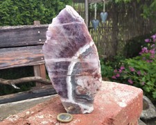 schöner großer Amethyst Anschliff  Heilstein 800g xl Erzgebirge Schlottwitz