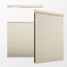 Custom CUT 100% Blackout Top Down Bottom Up Cellular Shades Honeycomb Blinds