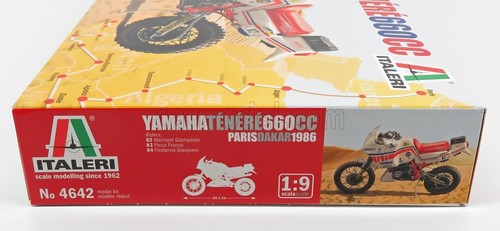 MODELLINO MOTO STATICO ITALERI YAMAHA TENERE 600CC #0 RALLY PARIS DAKAR 1986 1/9 - Foto 2 di 3