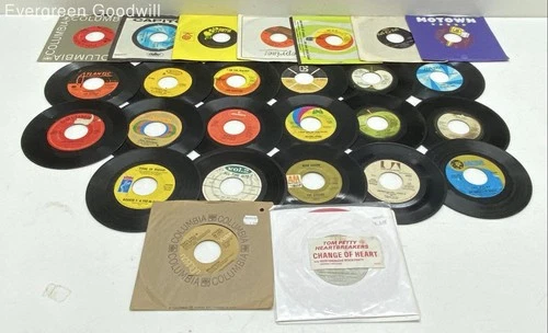 Vinyl 45 RPM Lot :The Beatles, Paul McCartney, Led Zeppelin, Cat Stevens