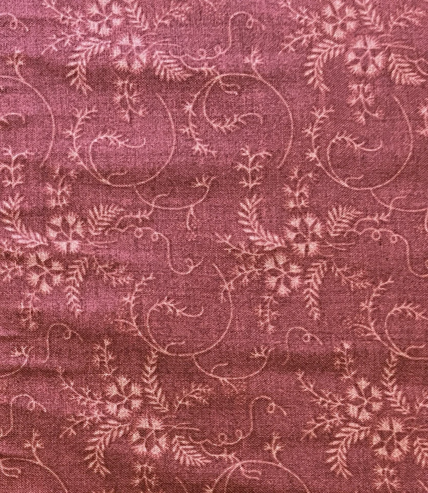 "Telas Windham para mujer de coraje Nancy Gere rojo floral - 3 yardas y 15"" - de colección" Foto 2 de 4