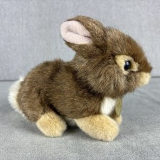 Aurora Miyoni Tan Baby Bunny Plush Stuffed Animal Toy 26256 Brand Realistic