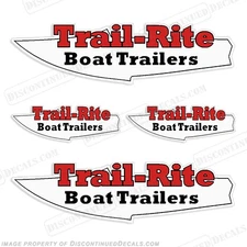 Fits Trail-Rite Boat Trailer Decal Package
