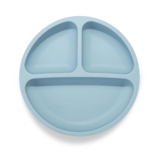 Divided Unbreakable Silicone Baby and Toddler Plates - 3 Pack - Non-Slip - Di... - Picture 4 of 7
