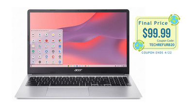 Acer Chromebook 315 15.6'' Intel Celeron N4500 11th Gen 4GB 64GB ChromeOS Refurb
