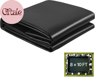 8 X 10 Ft Pond Liner, 45 Mil Thickness, EPDM Rubber Material Fish Pond Liner for