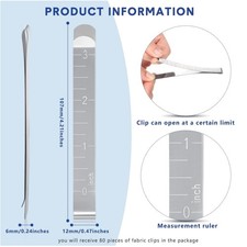 Sewing Clips Stainless Steel - 80 Pcs Quilting Accessories