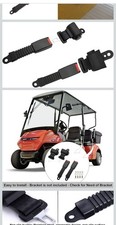 2pc Universal Retractable Golf Cart Seat Belt Kit for Yamaha, EZGO, Club