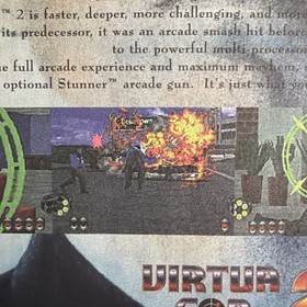 Virtua Cop 2 Sega Saturn Vintage Video Game Print Ad Promo Art Arcade Shooter