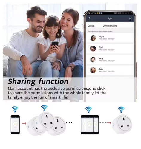Tuya Smart WiFi UK Plug with Energy Monitoring, photo 2